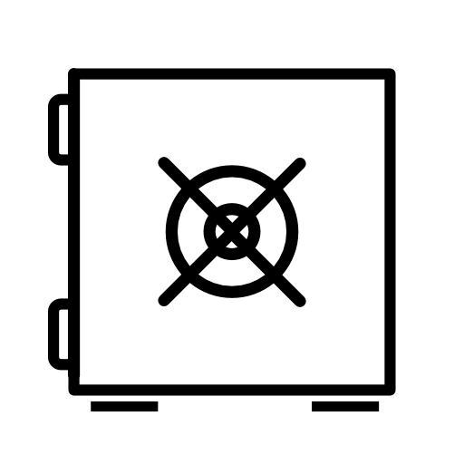 Safe box outline