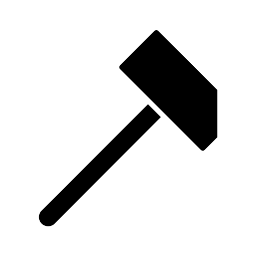 Hammer big shape outline