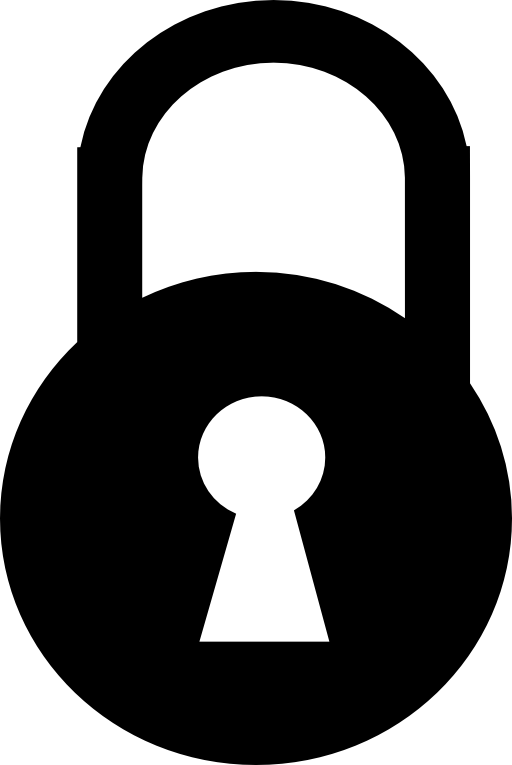 Padlock with keyhole