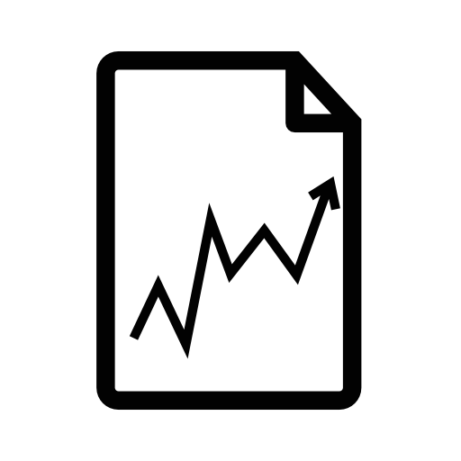 Document with line chart