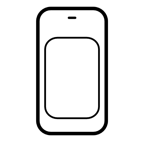 Mobile phone outline variant