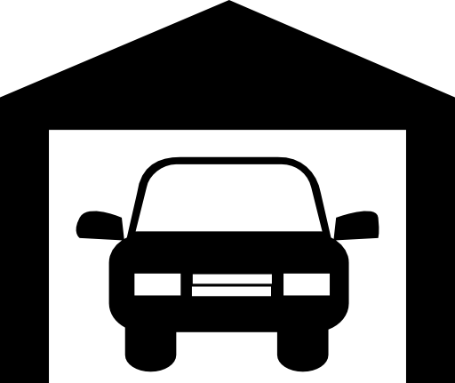 Car in a garage