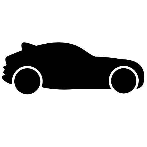 Hatchback car silhouette