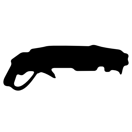 Police shotgun silhouette