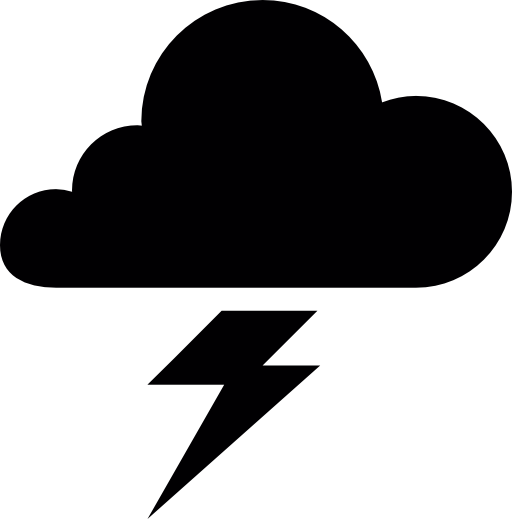 A bolt and a cloud