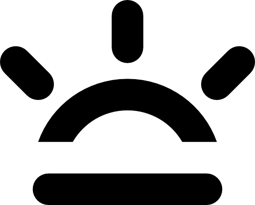 Sunny weather symbol