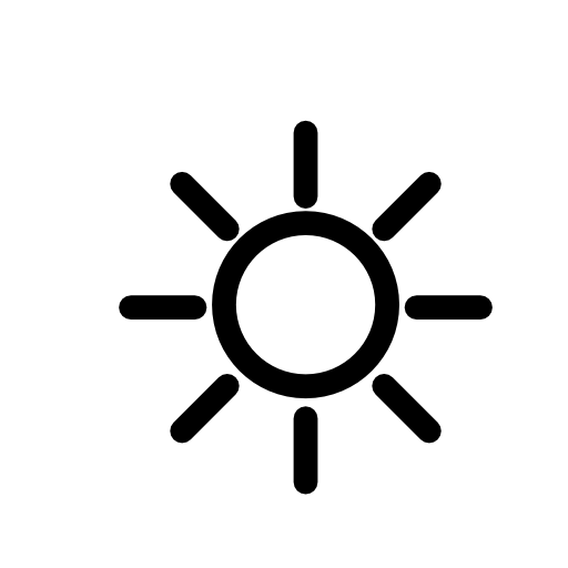 Sun outline