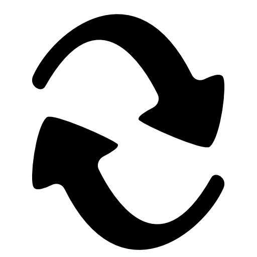 Two curve arrow