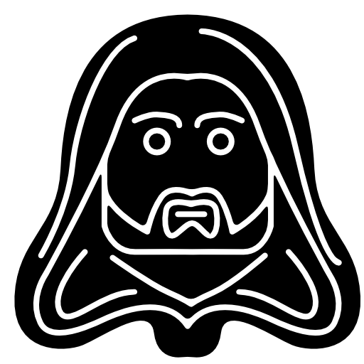 Starwars character frontal head