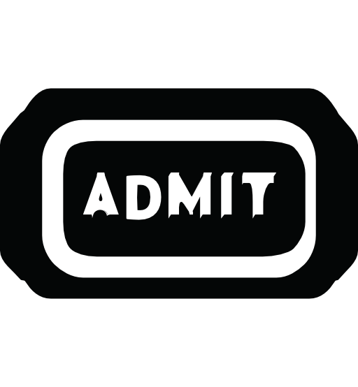 Ticket, admit one pass