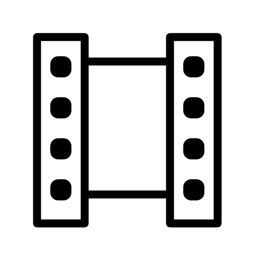 Cinema strip outline