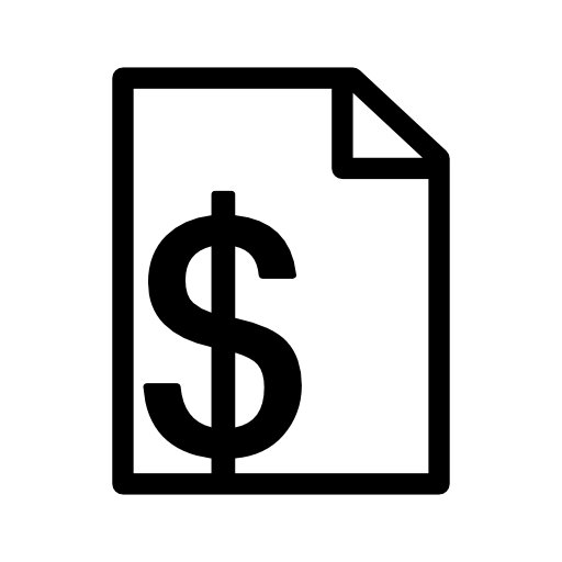 Dollar invoice