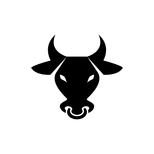 Bull frontal head