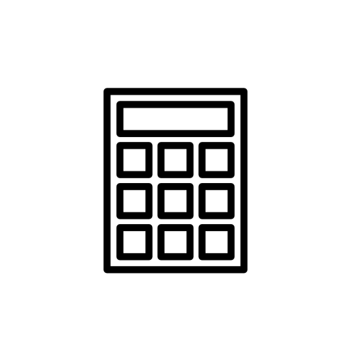 Calculator outline