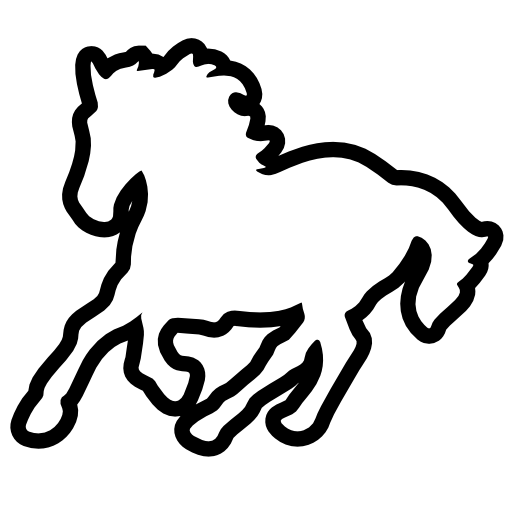 Horse outline