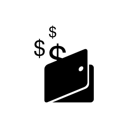 Wallet with dollars