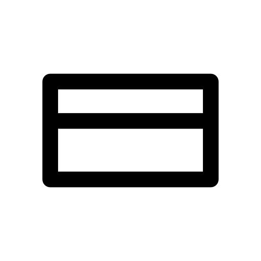 Credit card outline variant