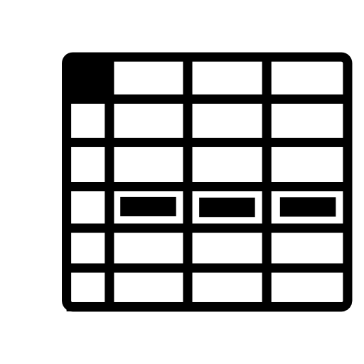 Spreadsheet cell row