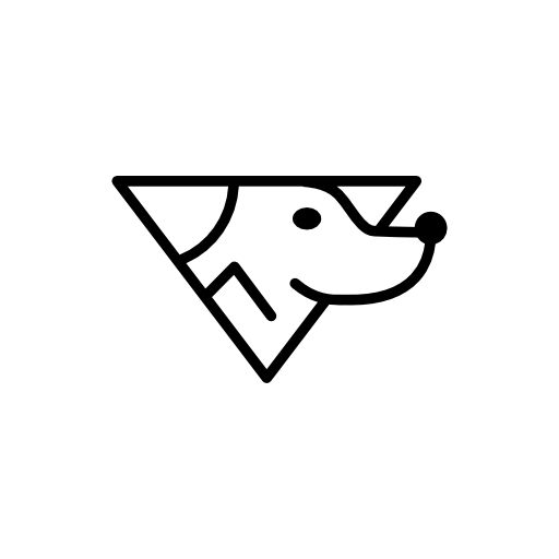 Dog head variant outline