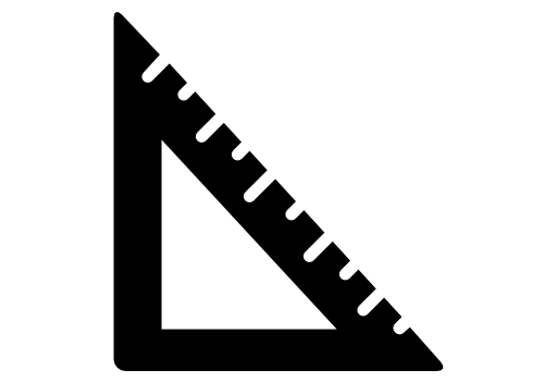 Set square school tool