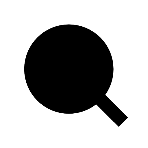 Dark magnifying glass