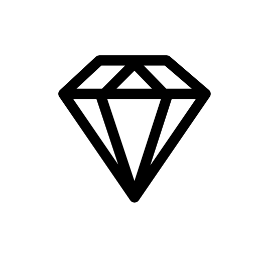 Diamond outline