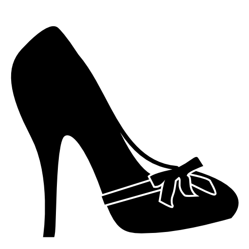 Stilettos with ribbon design