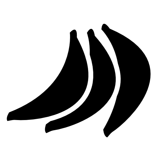 Three bananas