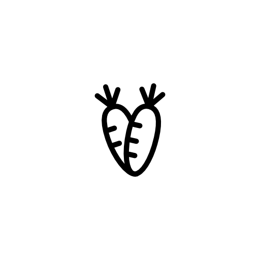 Radish outline