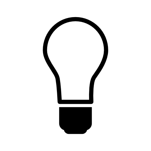 Light bulb off