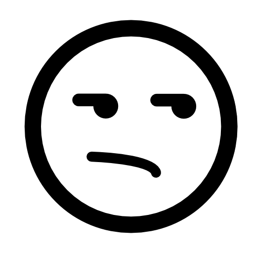 Doubt on emoticon square face