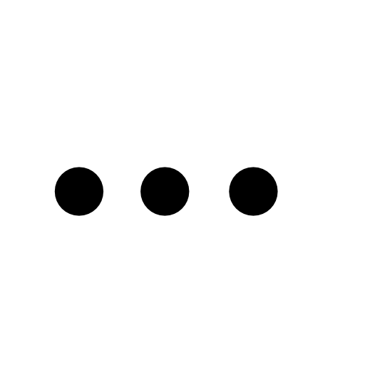 More, three dots, IOS 7 interface symbol