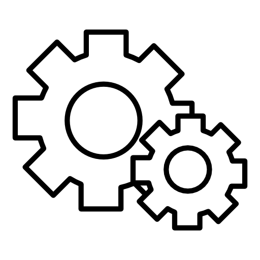 Cogwheels couple of two different sizes