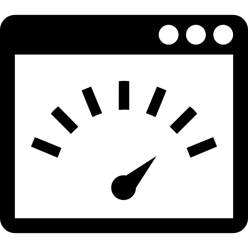 Page speed interface symbol