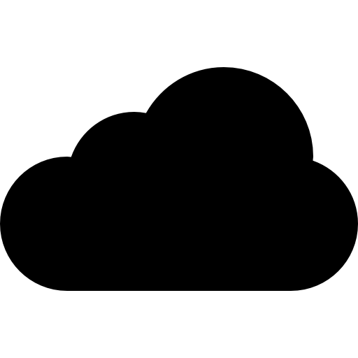 Cloud black shape