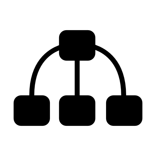 Data analytics flow chart symbol