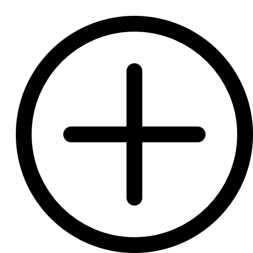 Target circle and cross