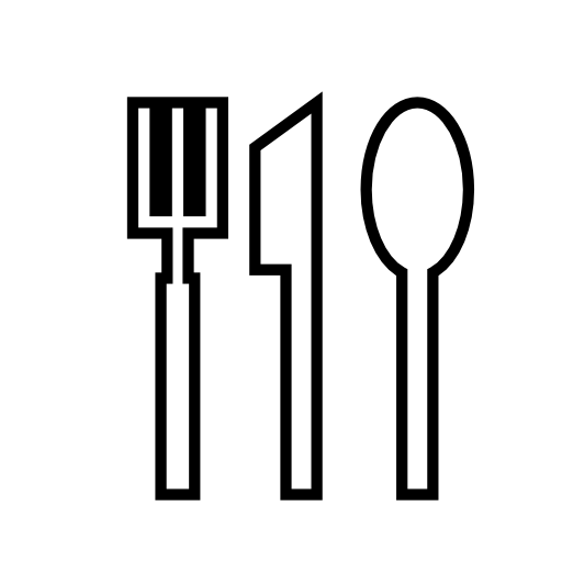 Restaurant tools symbol of IOS 7 interface