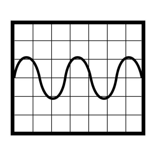 Sine wave graphic