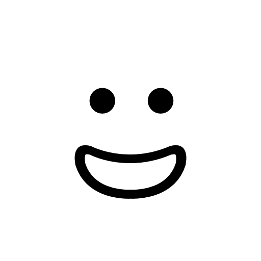 Smiling square face