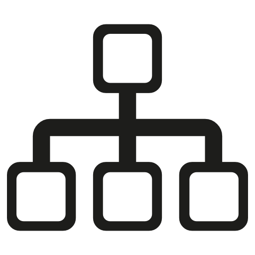 Network or hierarchy graphic