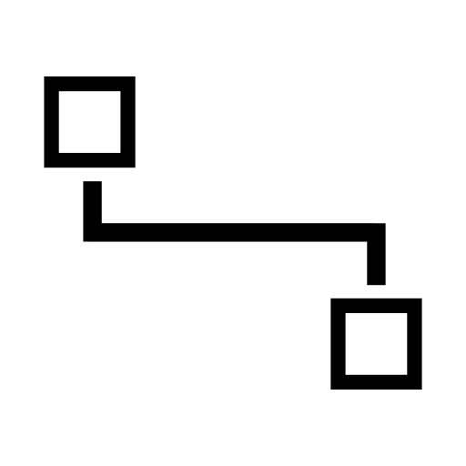 Block schemes of two squares outlines