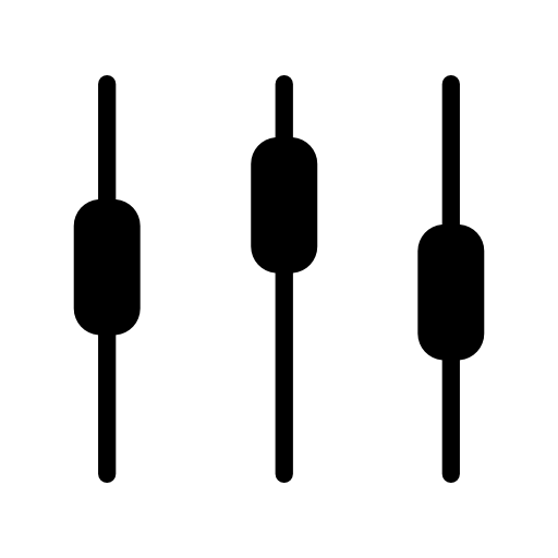 Box plot chart interface symbol