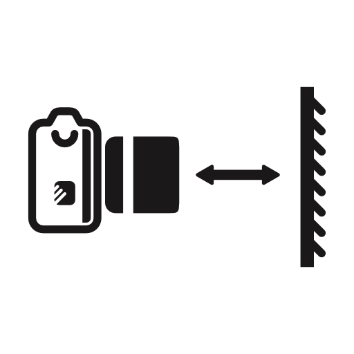 Photo camera interface symbol