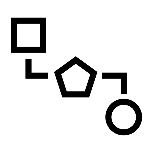 Blocks scheme of three shapes