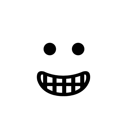 Smiley square face